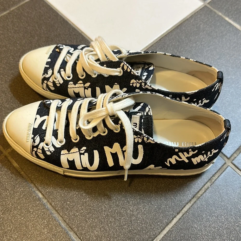 Miu Miu sneakers, size 37.5, condition inside like new, worn only a few times. - Picture 13 of 16